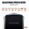 Saki 12-In-1 Programmable Bread Machine with Digital Touch Control Panel