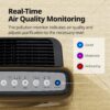 Airmega AP-1512HH(W) True HEPA Purifier with Air Quality Monitoring, Auto, Timer, Filter Indicator, and Eco Mode, 16.8 x 18.3 x 9.7, White
