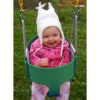 Eastern Jungle Gym Heavy Duty High Back Toddler Bucket Swing Seat, Green