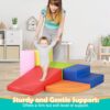 Set of 6 Foam Climbing Blocks for Toddlers - Indoor Baby Climbing Toys for Toddlers