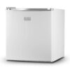 BLACK+DECKER BCRK17W Compact Refrigerator Energy Star Single Door Mini Fridge with Freezer, 1.7 cu. ft., White