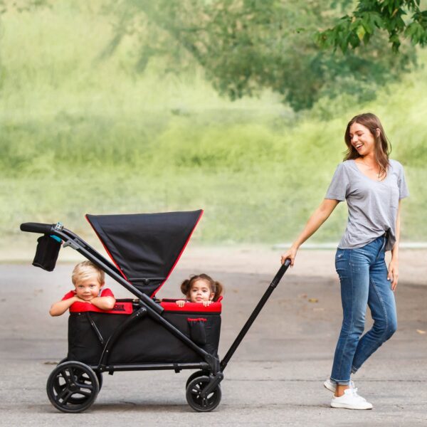 Baby Trend Tour 2-in-1 Stroller Wagon - Mars Red - Red