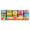 Melissa & Doug Grocery Cans Play Food Kitchen Accessory - 10 Stackable Cans With Removable Lids