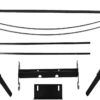 Tractor Canopy Orange Compatible with All ROPS 48 X 52 Equipped Tractors with a 2 x 2 or 2 x 3 ROPS (Will Add About 4 to The Height of The Tractor) Tractor Sun Canopy Sunshade