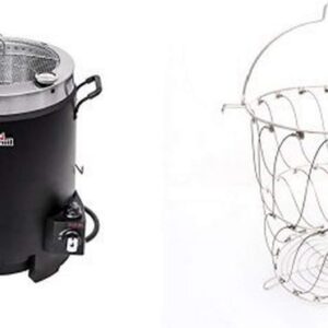 Oil-free turkey fryer with basket