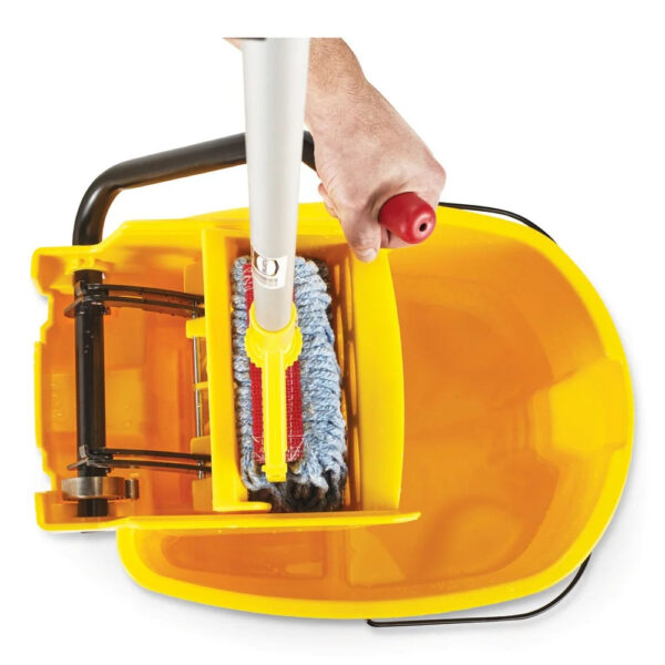 Wavebrake Side Press Combo Bucket 35 Qt, Yellow