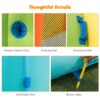 Costway Kids Bounce House Castle Splash Water Pool Without Blower