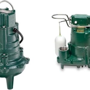 Waste-Mate 267-0001 Sewage Pump, 1/2 HP Automatic – Heavy-Duty Submersible Sewage, Effluent or Dewatering Pump