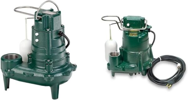 ce99e2d85a924affb6374448d55b8534 Waste-Mate 267-0001 Sewage Pump, 1/2 HP Automatic – Heavy-Duty Submersible Sewage, Effluent or Dewatering Pump