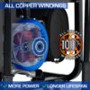 13000-Watt Dual Fuel Hybrid Portable Generator