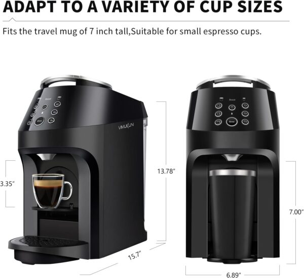 cefd6778e1574f258e59f672f7c79f48 3-in-1 coffee machine, coffee and espresso machine combo for ground coffee