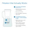 LifeStraw Home 10 Cup Water Filter Pitcher, Removes +30 Contaminants, White