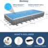 Bestway Oval Above Ground Pool Set (10' x 6'7" x 33")| Includes Filter Pump & ChemConnect Dispenser