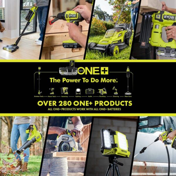 ONE+ 18V Cordless 1/6 HP Telescoping Pole Pump with 2.0 Ah Battery and Charger RY20UP022K