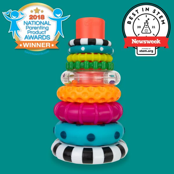 Sassy Stacks of Circles Ring Stacker 6 Months old and up