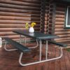 Lifetime 6 Foot Polyethylene Picnic Table, Hunter Green (22123)