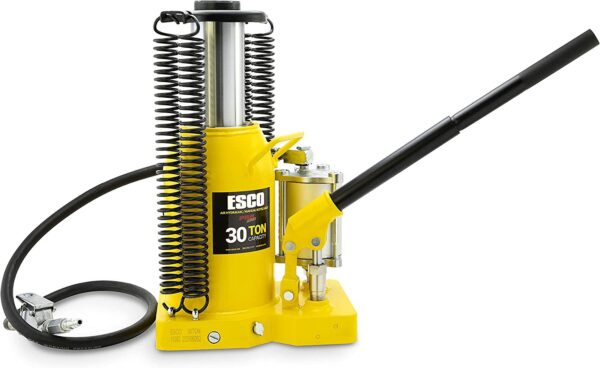 cfc8ba8d8b7f4618849e8de9413218cc 30 Ton Pro Series Air Hydraulic Bottle Jack – Heavy Duty Lifting for Automotive and Industrial Use
