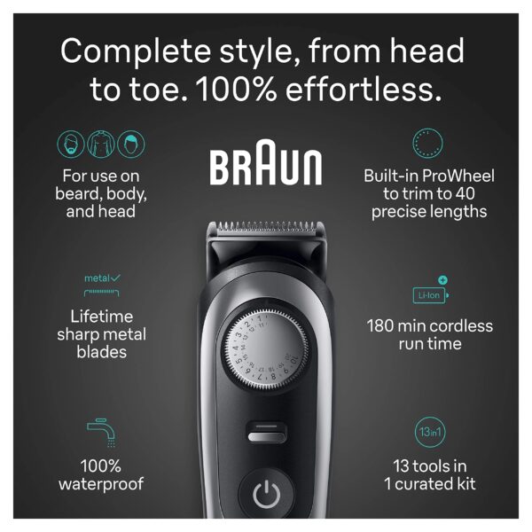 cfe4fb570d7949508254a3393ff18e94 Braun All-in-One Style Kit Series, 13-in-1 Trimmer for Men