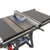 Delta 10 Contractor Table Saw with 52 Rip Capacity and Cast Iron Extension Wings