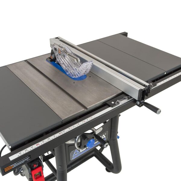Delta 10 Contractor Table Saw with 52 Rip Capacity and Cast Iron Extension Wings