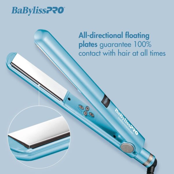 d05d063964f74127963a6b52ce295070 BaBylissPRO 1" Nano Titanium Flat Iron Hair Straightener