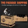 DC HOUSE 52cc 2.4HP Gas Powered Post Hole Digger with Two Earth Auger Drill Bit