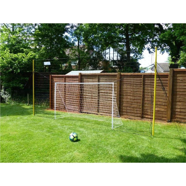 Open Goaaal JX-OGFJ3 Soccer Practice Net Rebounder Backstop with Goal, Junior