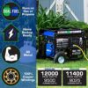 XP12000EH Dual Fuel Generator – 12,000W Gas/Propane, 457cc 4-Stroke Engine, EPA/CARB Compliant