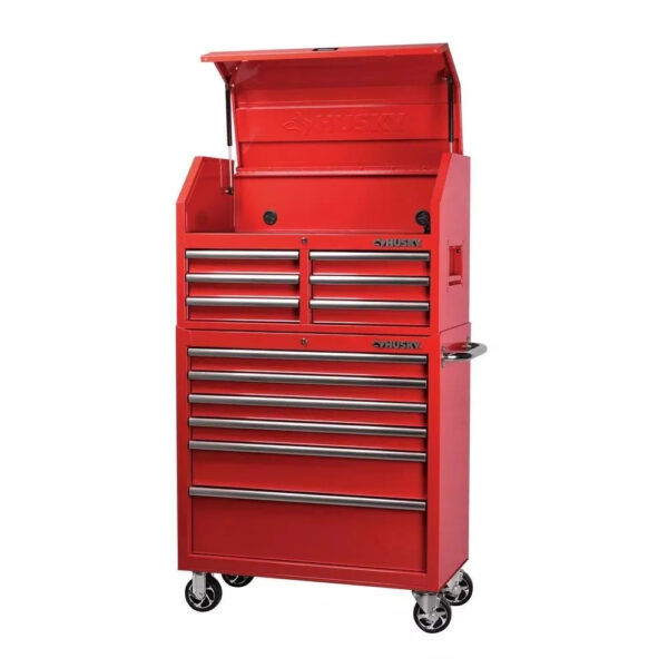 d1aa3caaaf5e47c7af80c324363b0752 36 in. 12-Drawer Tool Chest and Cabinet Combo