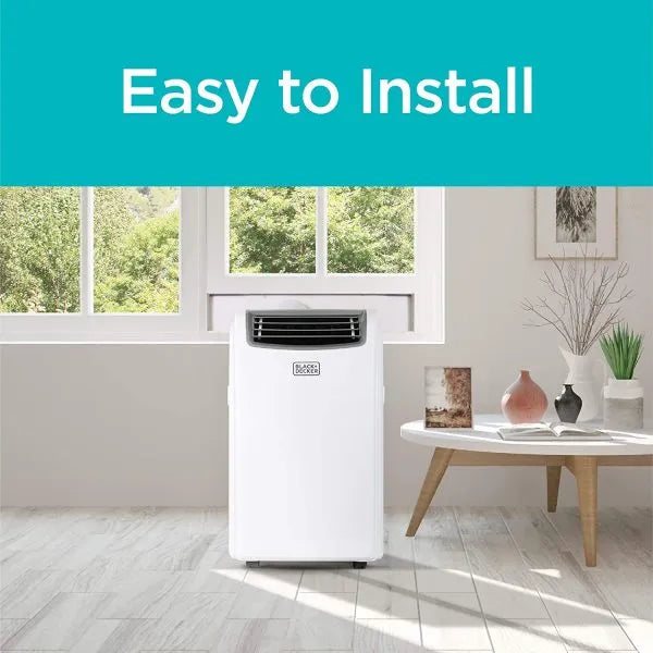 d2bf575df6bf4941bf918fe71c2fcc3f 14,000 BTU Portable Air Conditioner with Heat and Remote Control, White