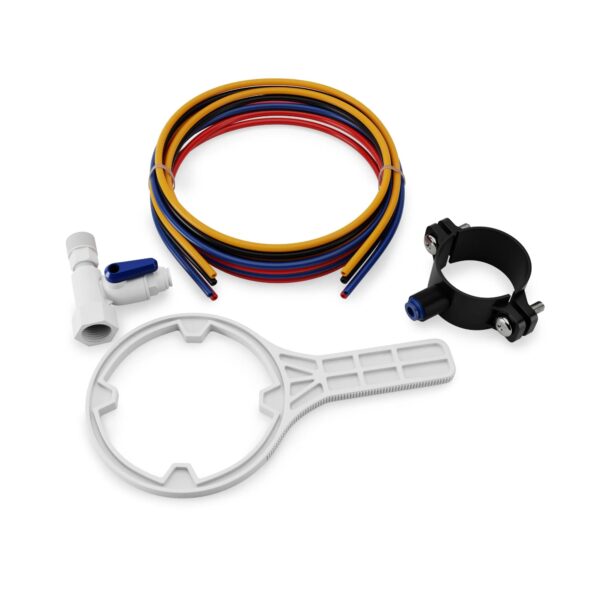 NU Aqua Platinum Series 6 Stage UV Ultraviolet 100GPD RO System with Booster Pump