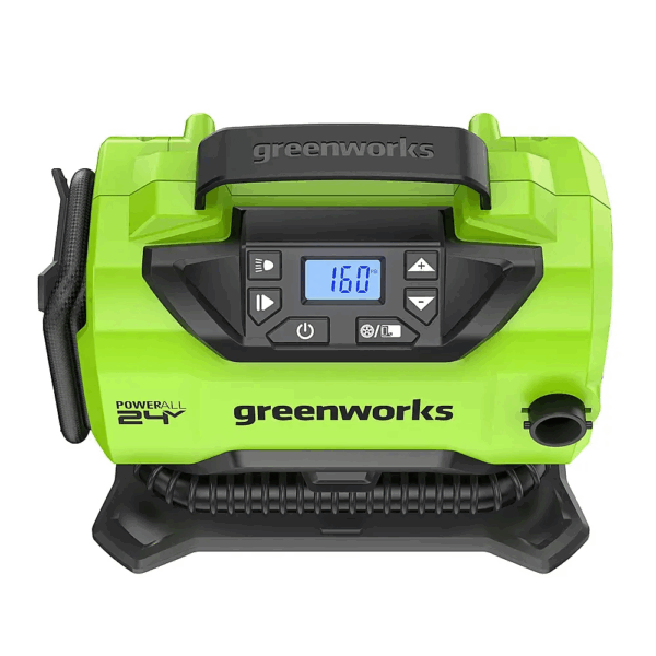d2e02f7f10184447b78d3e8dd33d0601 24 Volt Battery Powered 160-PSI Inflator with 2.0 Ah USB-C Battery & Charger - Green