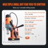 Mag Drill Press, 1550W 2" Boring Diameter, 2922lbf Power Magnetic Drill, 500 PRM, 10-Speed, Electric Drilling Machine for Metal Surface, Industrial and Home Improvement