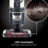 Rotator Pet Pro Lift-Away ADV Upright Vacuum with HEPA Filter, DuoClean PowerFins HairPro and Odor Neutralizer Technology, Pet Hair Pickup, For Carpets & Hardfloors, Dark Grey, LA555