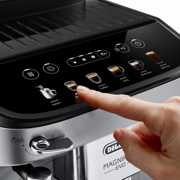 Restored Delonghi Magnifica Evo Espresso Machine, Silver - ECAM29034SB (Refurbished)