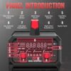 135Amp MIG Welder,110V Flux Core Welder Flux MIG/Lift TIG/Stick 3-in-1 Large LED Digital Display Welding Machine IGBT Inverter Welder FLUX-135PRO