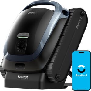 AquaSense 2 Cordless Robotic Pool Vacuum Cleaner, Smart Surface Parking, Double-Pass Waterline Scrubbing, Cleans Floor, Walls, and Waterline, Above & In-Ground Pools up to 3,230 sq.ft - Blue
