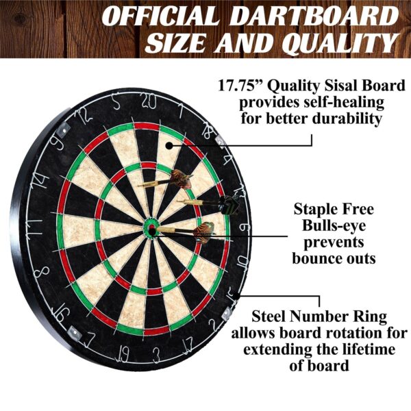 d3af0969bb57439f875be91b28a823a9 Barrington Billiard 84" Arcade Pool Table with Bonus Dartboard Set, Green