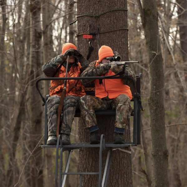 d3fe96c3c4814c878c596e9c927709bd RIVERS EDGE Lockdown 21 ft. 2-Man Ladder Treestand LD202E