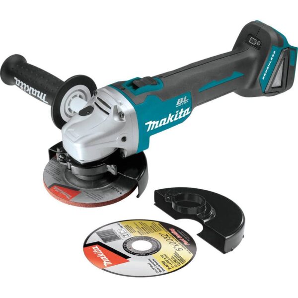 d44ae1f965b0427ab93cf80b06096170 18-Volt LXT Battery and Rapid Optimum Charger Starter Pack (5.0Ah) with bonus 18V LXT Brushless Cut-Off/Angle Grinder BL1850BDC2XAG04