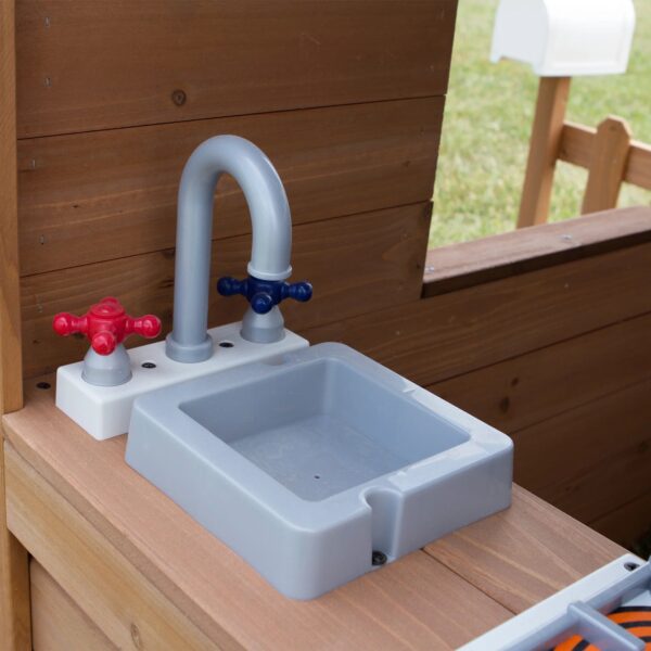 d47f6c44a22f46f6853b918f0538b0aa Backyard Discovery Aspen Wooden Cedar Playhouse