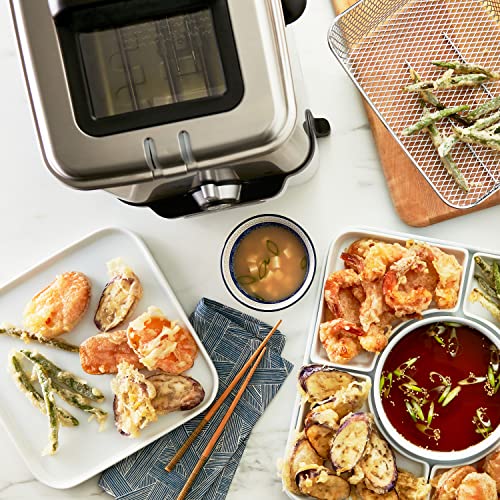 d50d8f3d16aa46438e654827d83b2e8f Ultimate Steel Deep Fryer with Basket 3.5 Liter Oil and 2.6 Pound Food Capacity