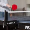JOOLA Inside Professional MDF Indoor Ping Pong Table with Quick Clamp Table Tennis Net and Post Set - 10 Minute Easy Assembly - Tournament Quality - Foldable with Single Player Playback Mode