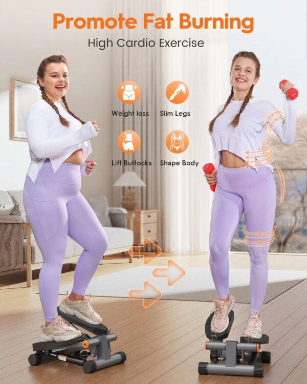 d643e3bb22064b1cafa24357f80de28b Niceday Mini Stair Stepper with Resistance Bands