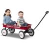 Open Box Radio Flyer All Steel Seamless Body Play Wagon for Toddlers and Kids, Red