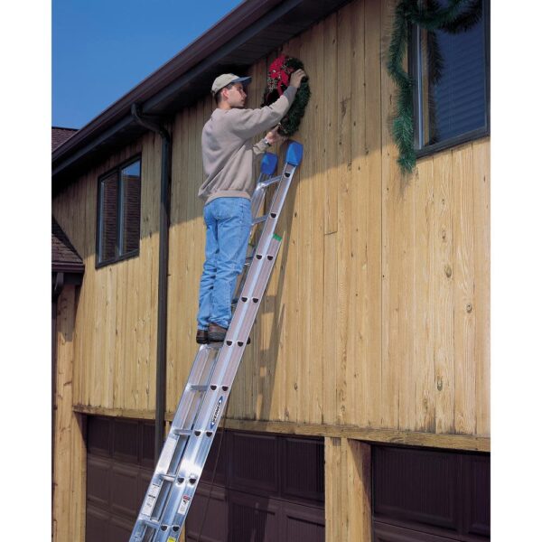 d6864abd9db24d2e8c16a5795bc2bdf8 36 Ft. Type II Aluminum Extension Ladder ;