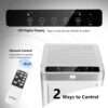 Costway 6450 BTU (10000BTU ASHRAE) Portable Air Conditioner 3-in-1 Air Cooler with Remote Control