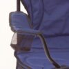 Outdoor Utility Wagon, Solid Blue & Coleman Cooler Four-Person Portable Camping Chair, Blue