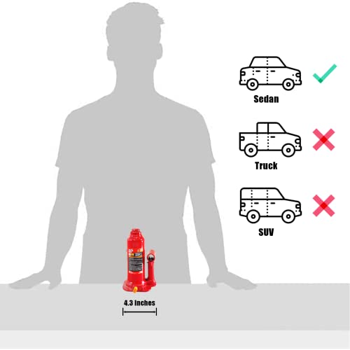 d7518987e5c447549812bedc65af9ae3 Torin T90413 Big Red Hydraulic Bottle Jack with Carrying Case, 4 Ton (8,000 lb) Capacity