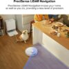 Qrevo Pro Robot Vacuum and Mop with FlexiArm Design Edge Mopping, Dynamic Hot Water Mop Washing and Auto Mop Drying, Intelligent Dirt Detection, 7,000 Pa Suction, Ideal for Carpets